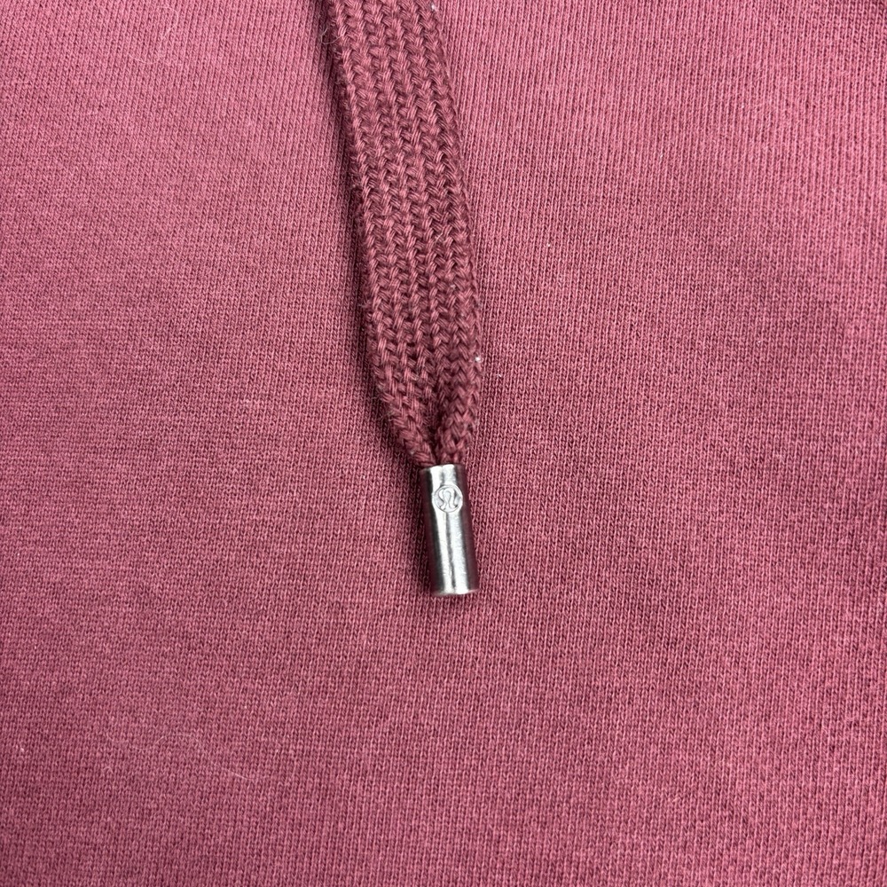 Lululemon Perfectly Oversized Hoodie Womens 10 Red Sweatshirt Pullover Hooded - Picture 5 of 8